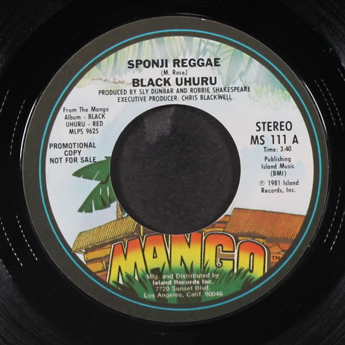 sponji reggae / push push by BLACK UHURU