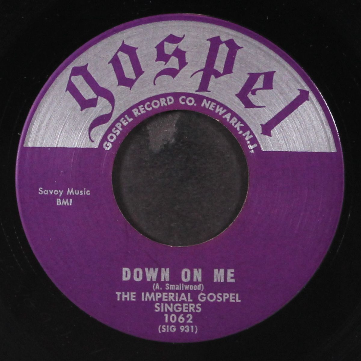 fountain of blood / down on me by IMPERIAL GOSPEL SINGERS