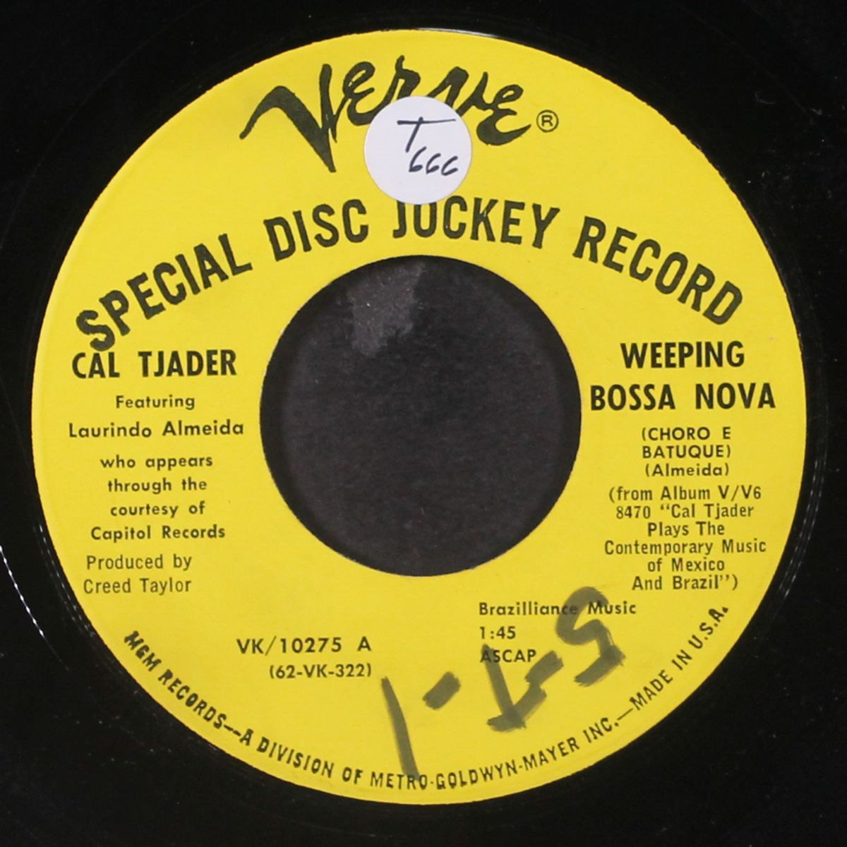 weeping bossa nova / silenciosa by CAL TJADER