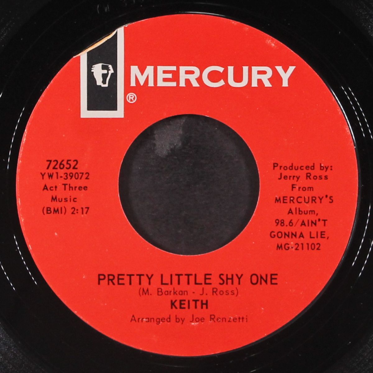 tell me to my face / pretty little shy one by KEITH