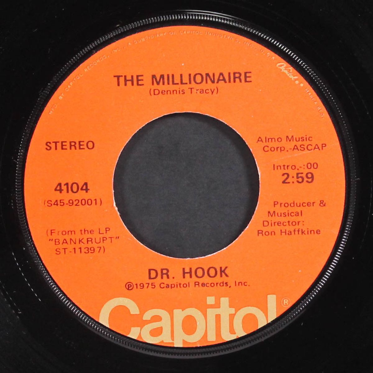 the millionaire / cooky and lila by DR. HOOK