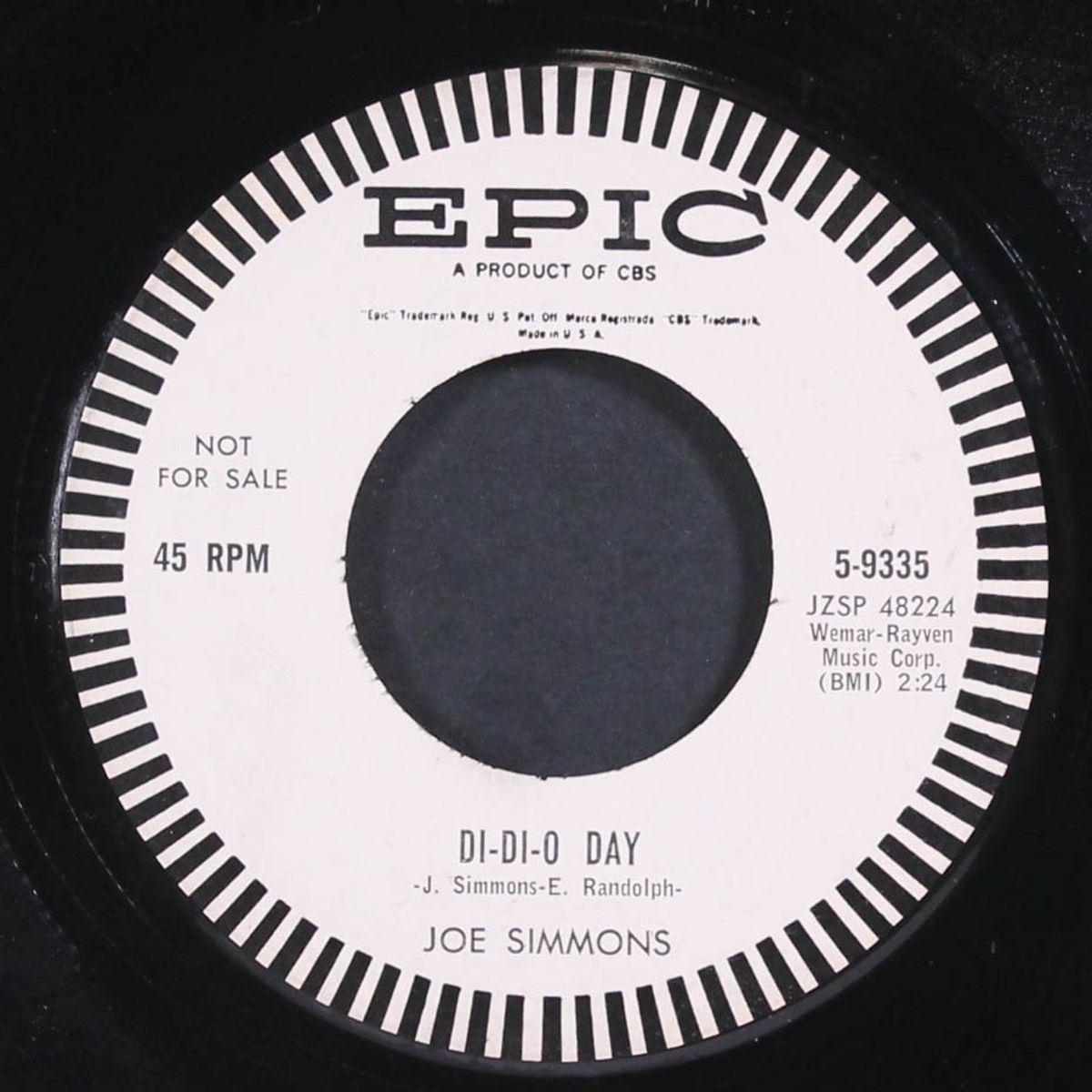 the dance / di-dio day by JOE SIMMONS