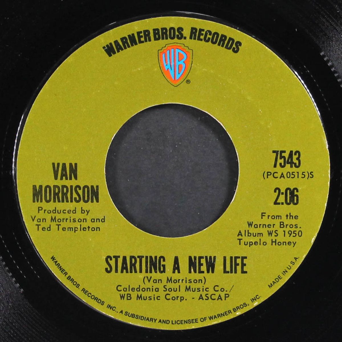 tupelo honey / starting a new life by VAN MORRISON