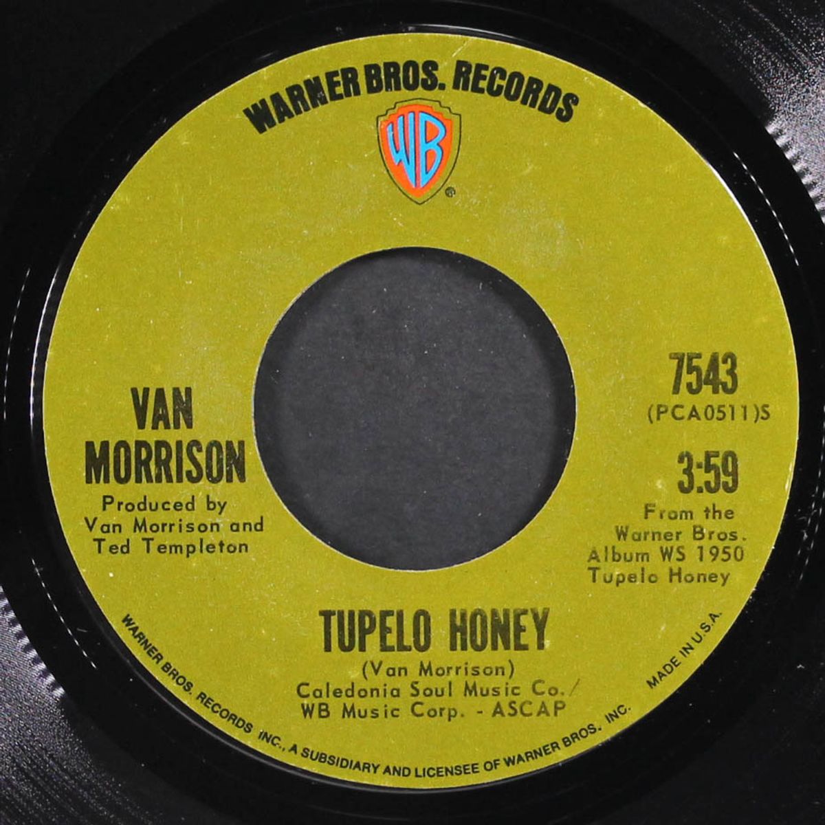 tupelo honey / starting a new life by VAN MORRISON