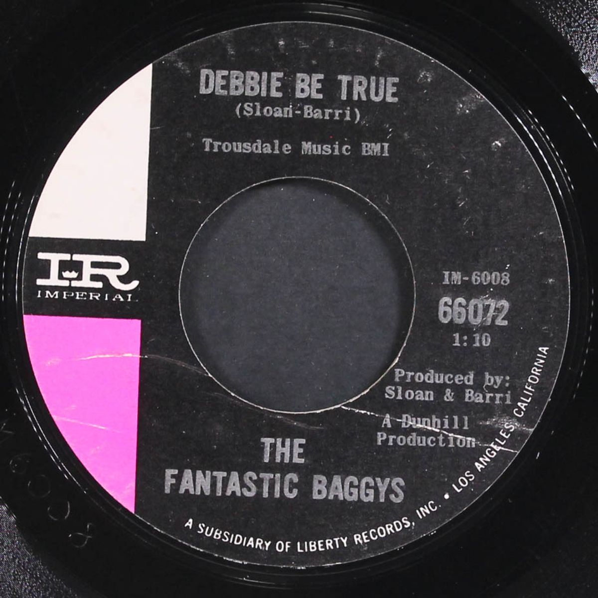 anywhere the girls are / debbie be true by FANTASTIC BAGGYS