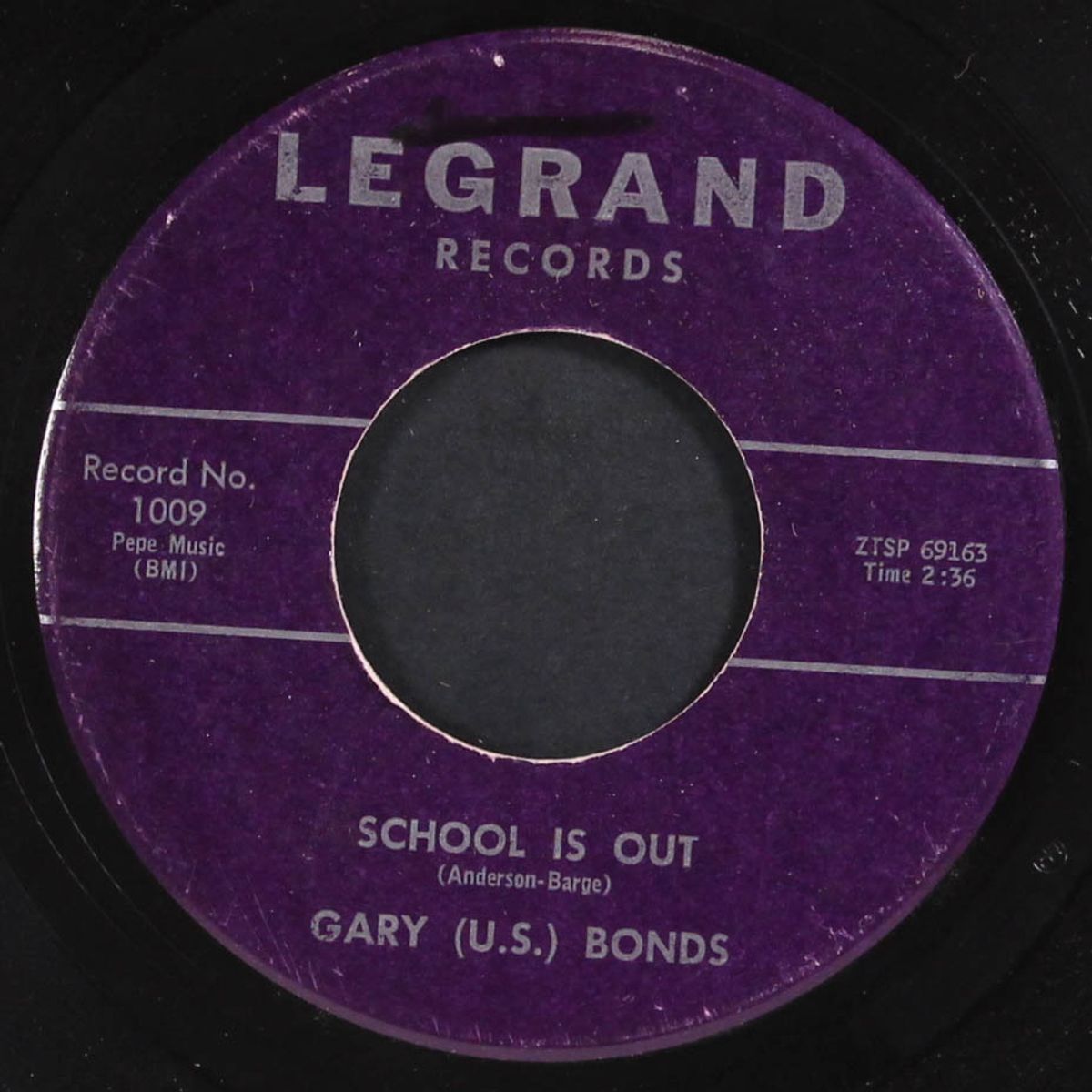 school is out / one million tears by GARY 'U.S.' BONDS