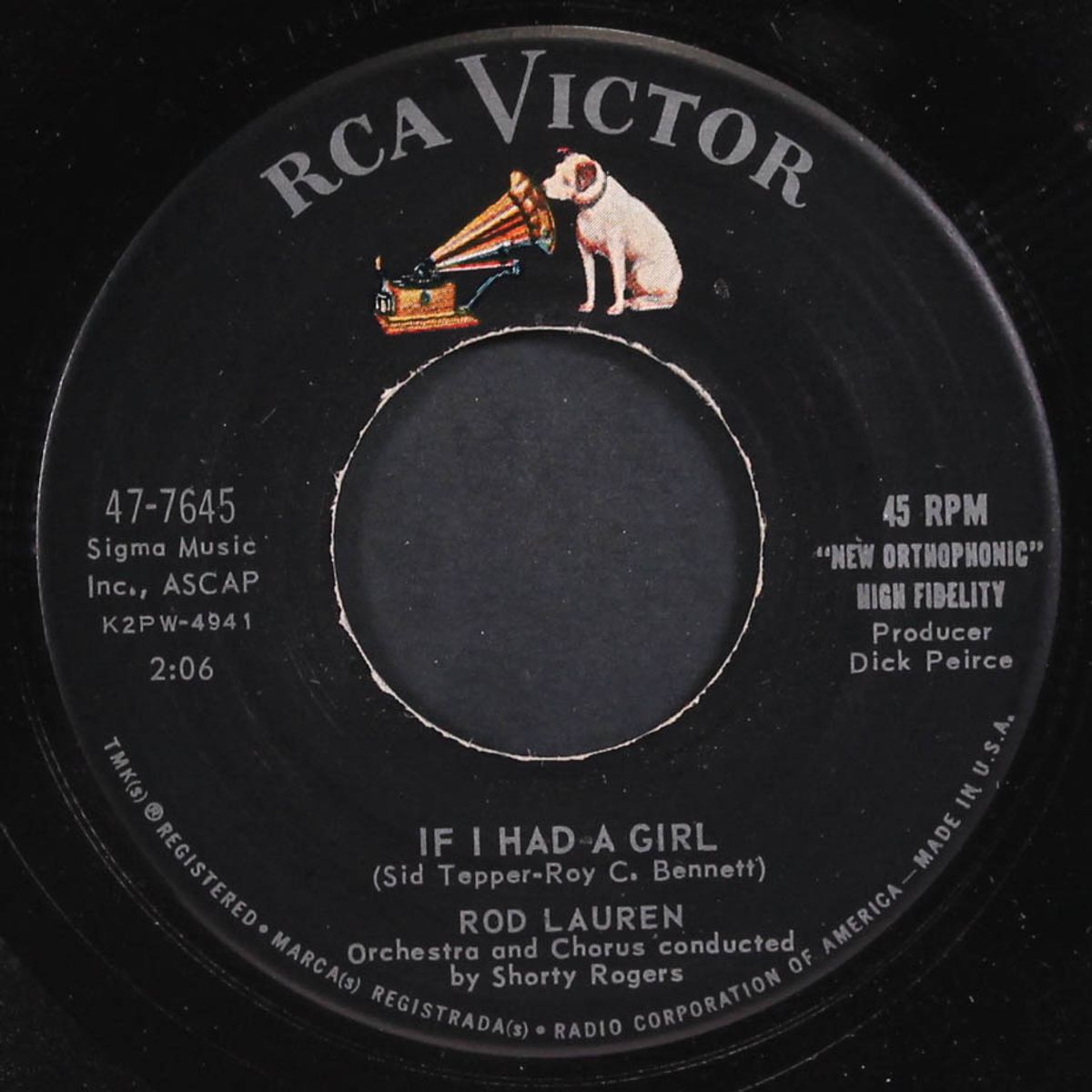 if i had a girl / no wonder by ROD LAUREN
