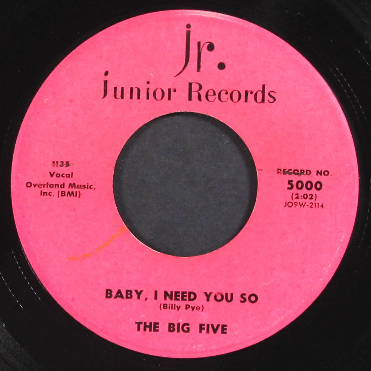 wob-ding-a-ling / baby, i need you so by BIG FIVE