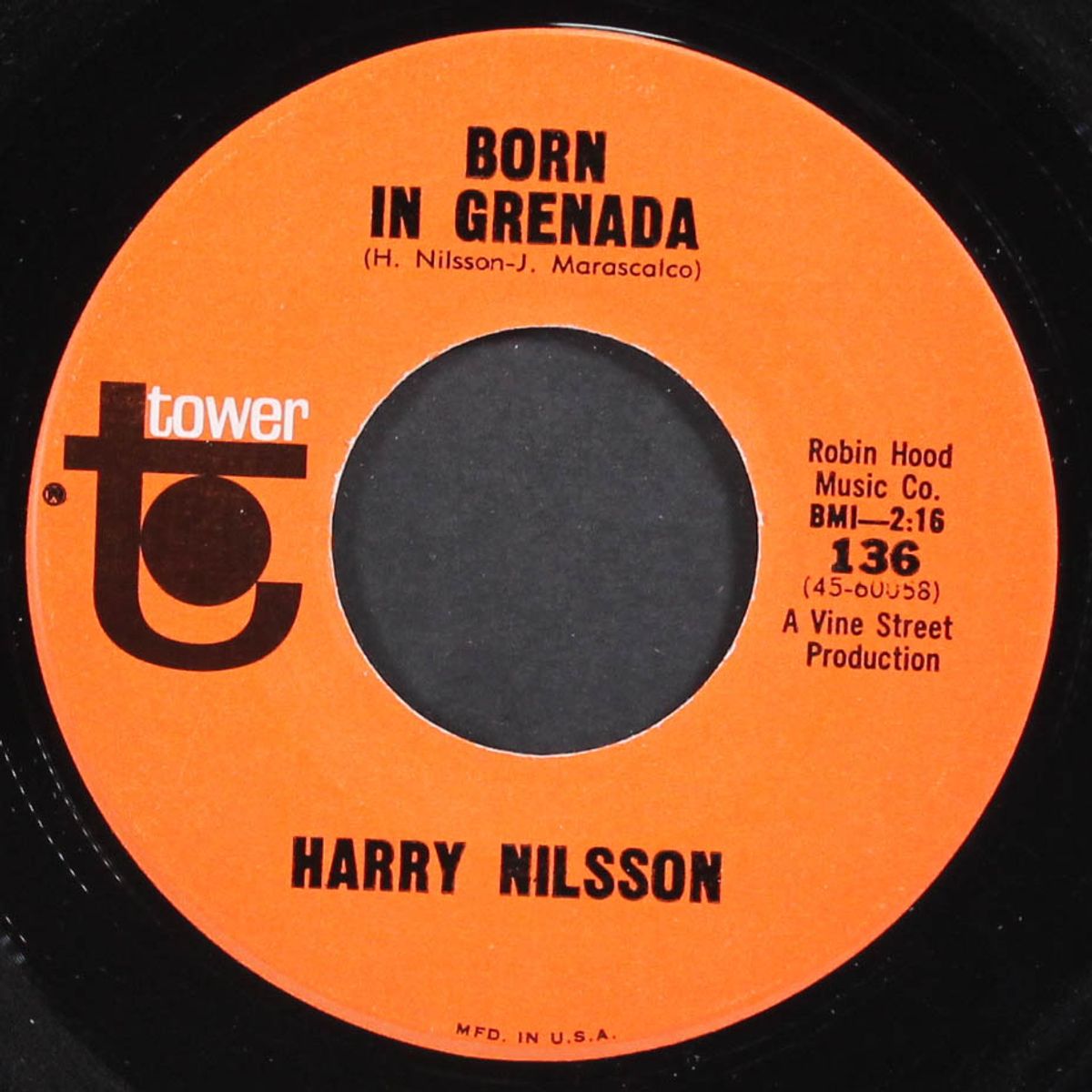 you can't take your love / born in grenada by HARRY NILSSON