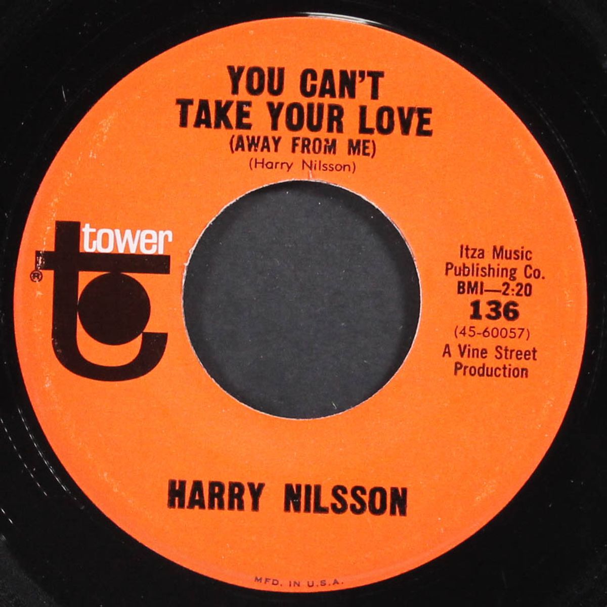 you can't take your love / born in grenada by HARRY NILSSON