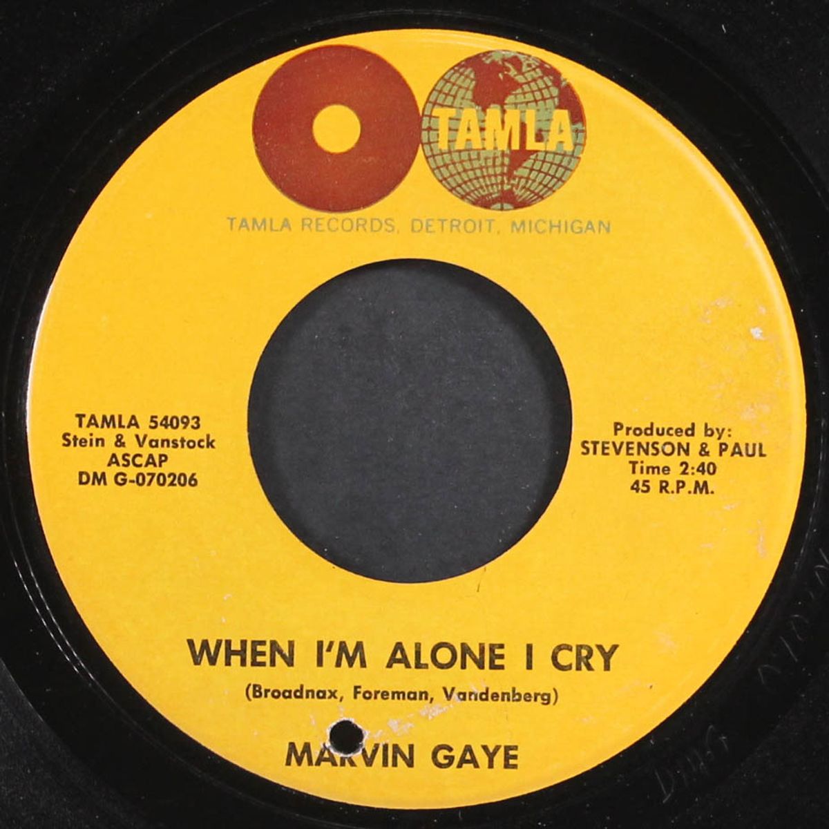 you're a wonderful one / when i'm alone i cry by MARVIN GAYE