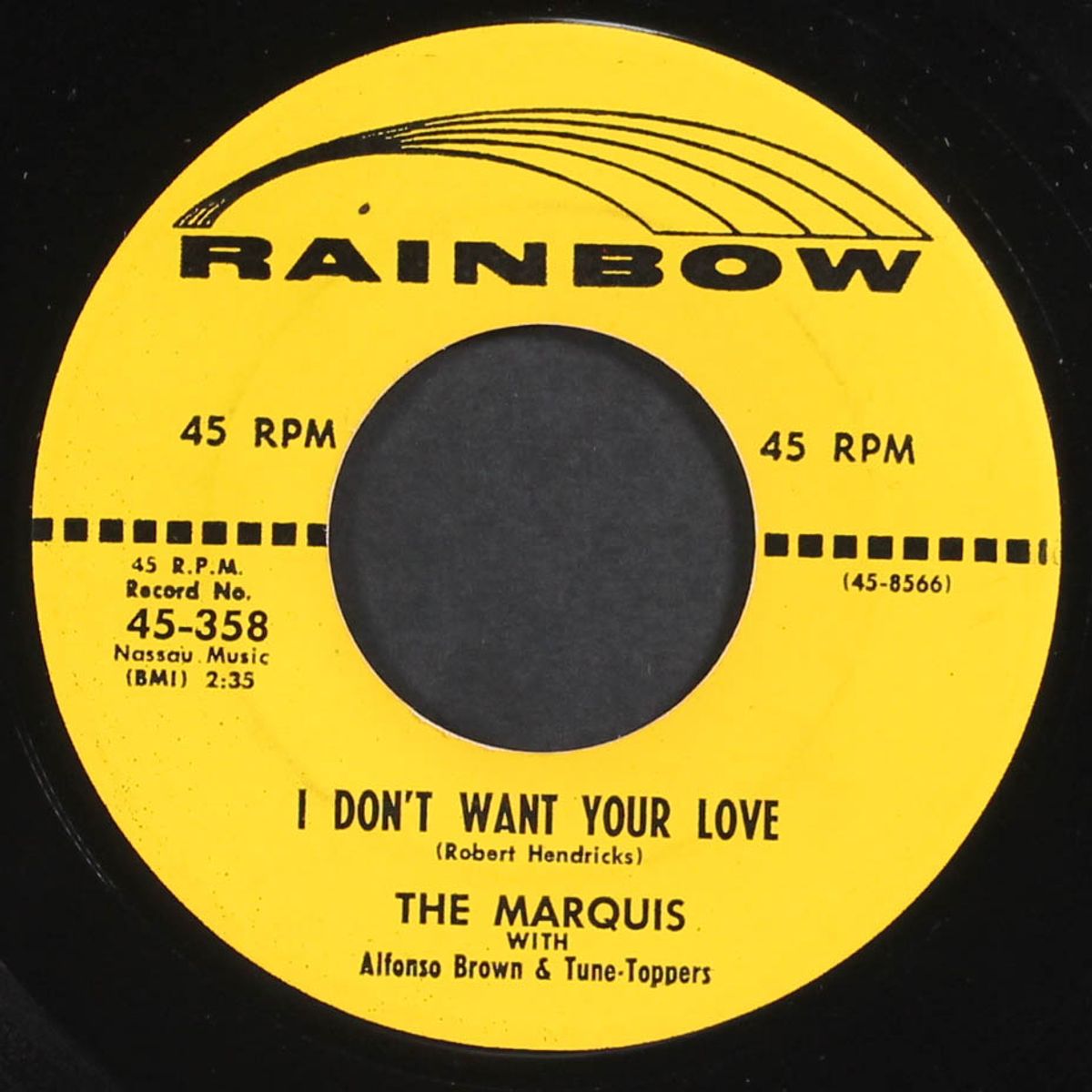 i don't want your love / popcorn willie by MARQUIS