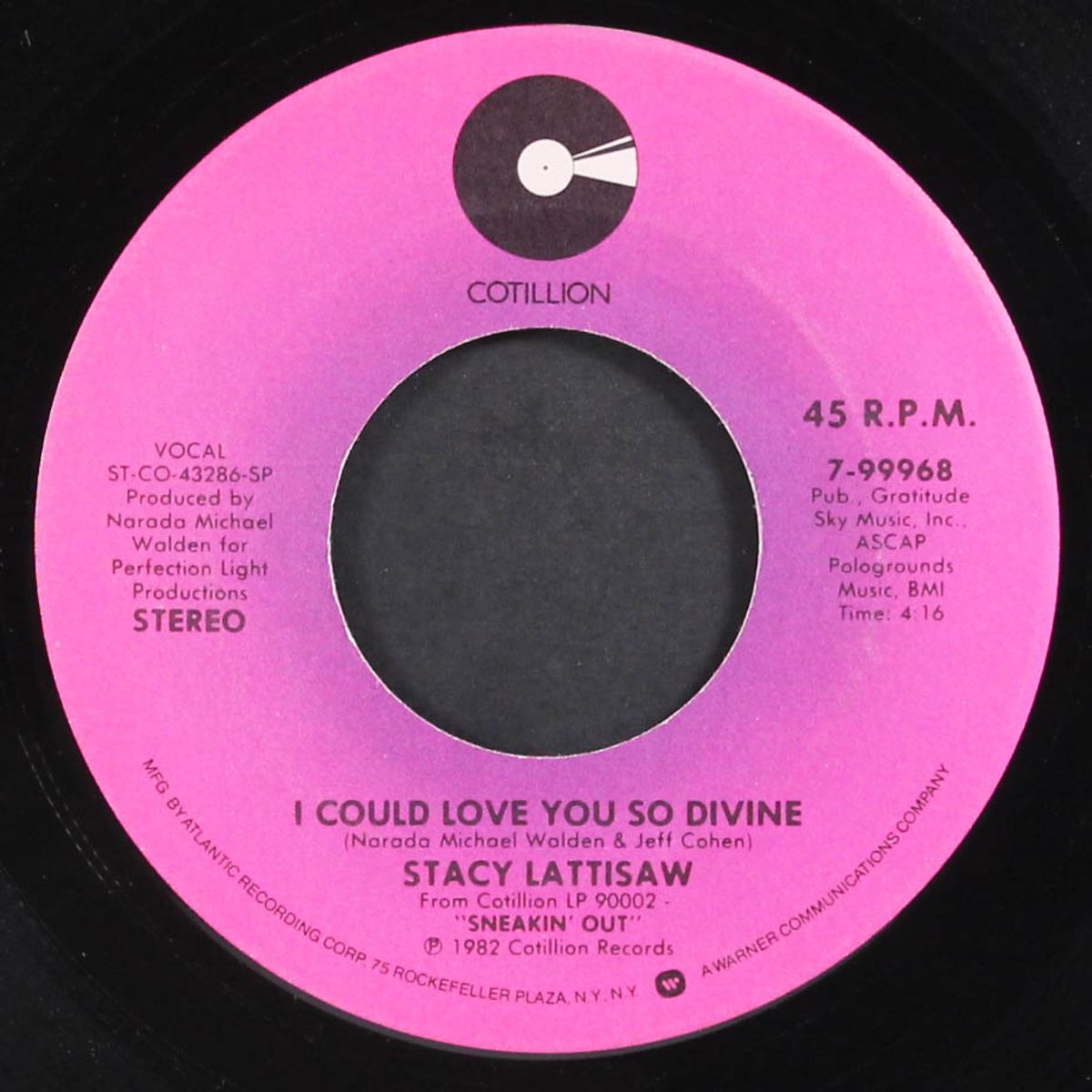 attack of the name game / i could love you so divine by STACY LATTISAW