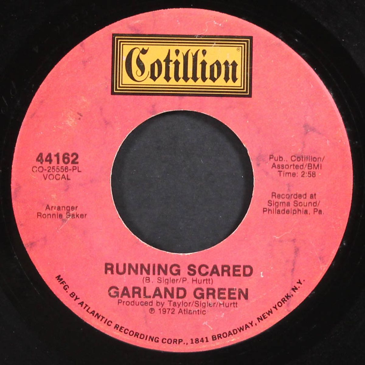 love is what we came here for / running scared by GARLAND GREEN