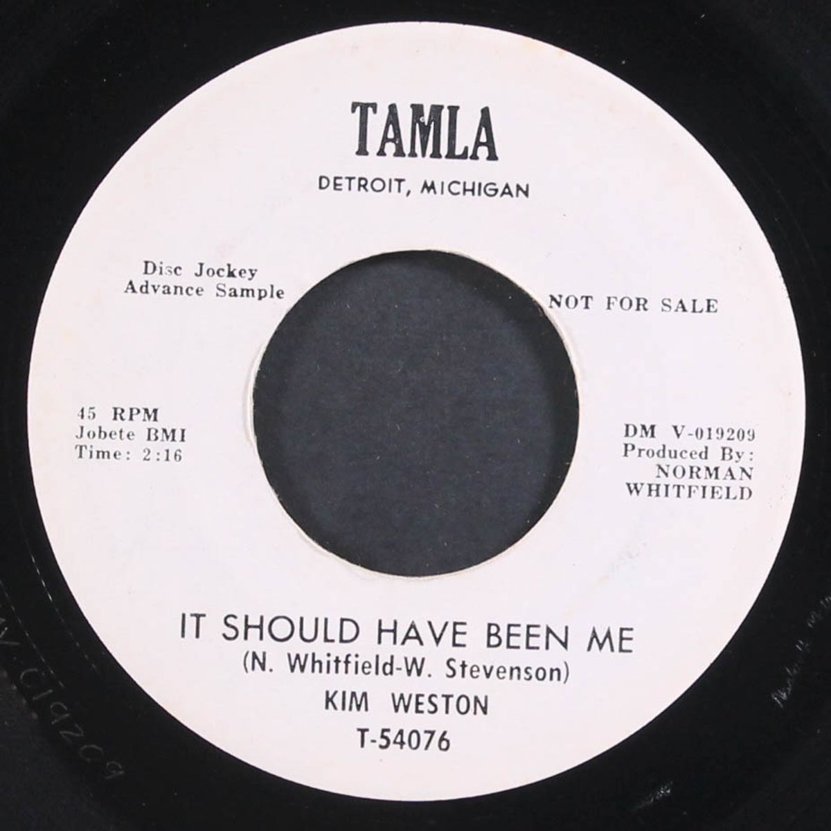 it should have been me / love me all the way by KIM WESTON