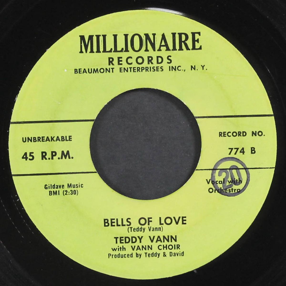 i'm coming back / bells of love by TEDDY VANN