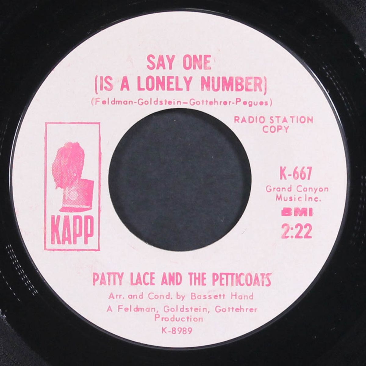 a new boy / say one (is a lonely number) by PATTI LACE & PETTICOATS
