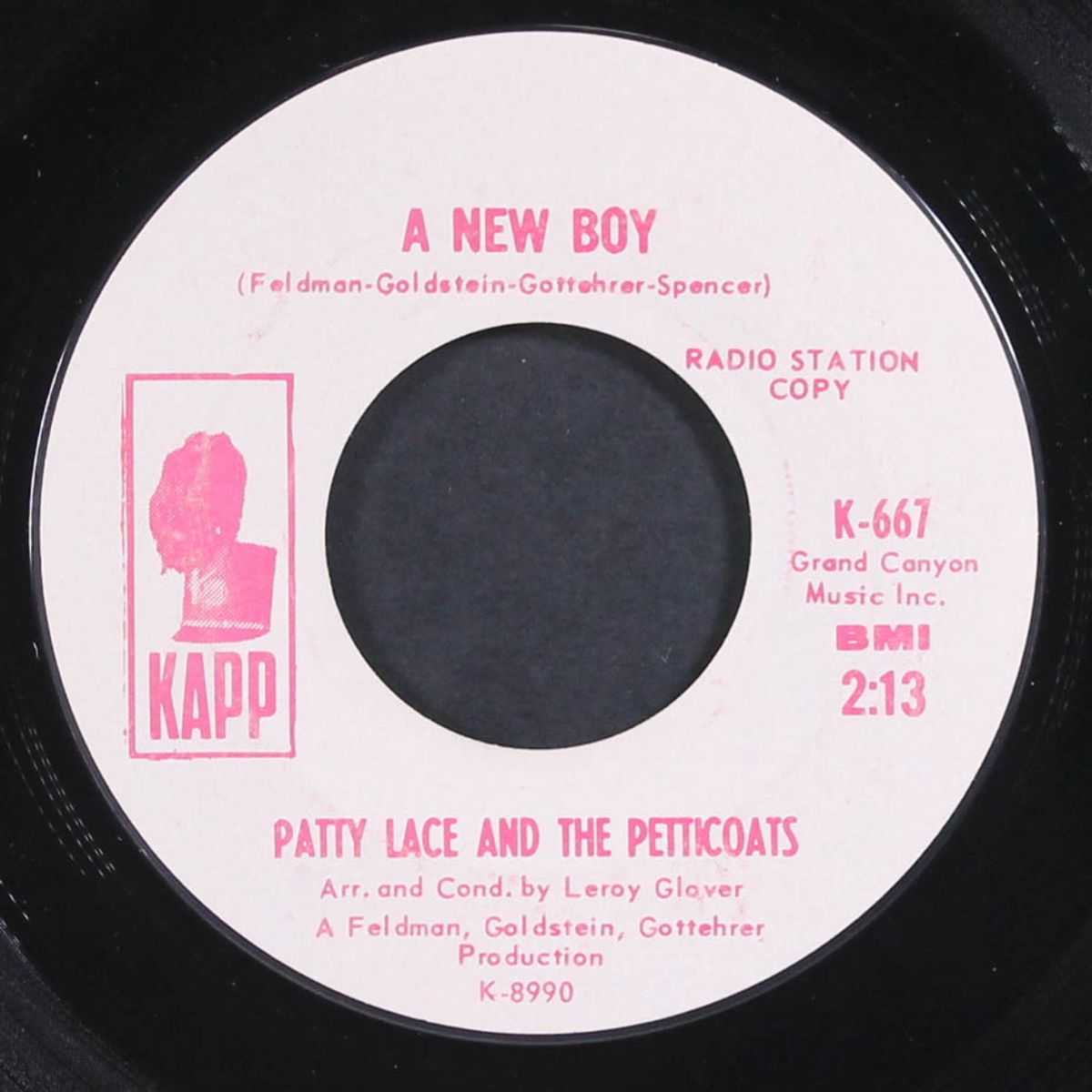 a new boy / say one (is a lonely number) by PATTI LACE & PETTICOATS