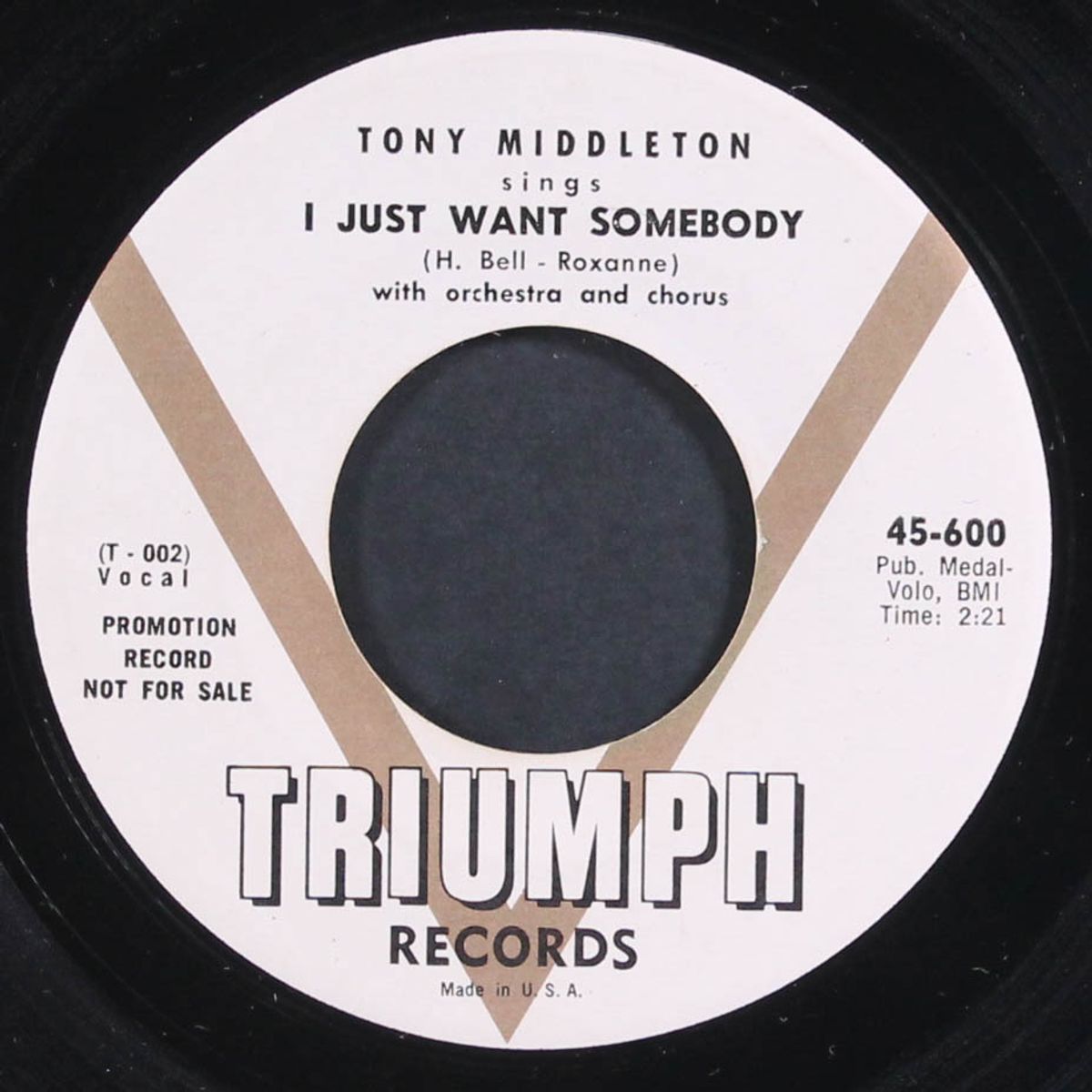 count your blessings / i just want somebody by TONY MIDDLETON