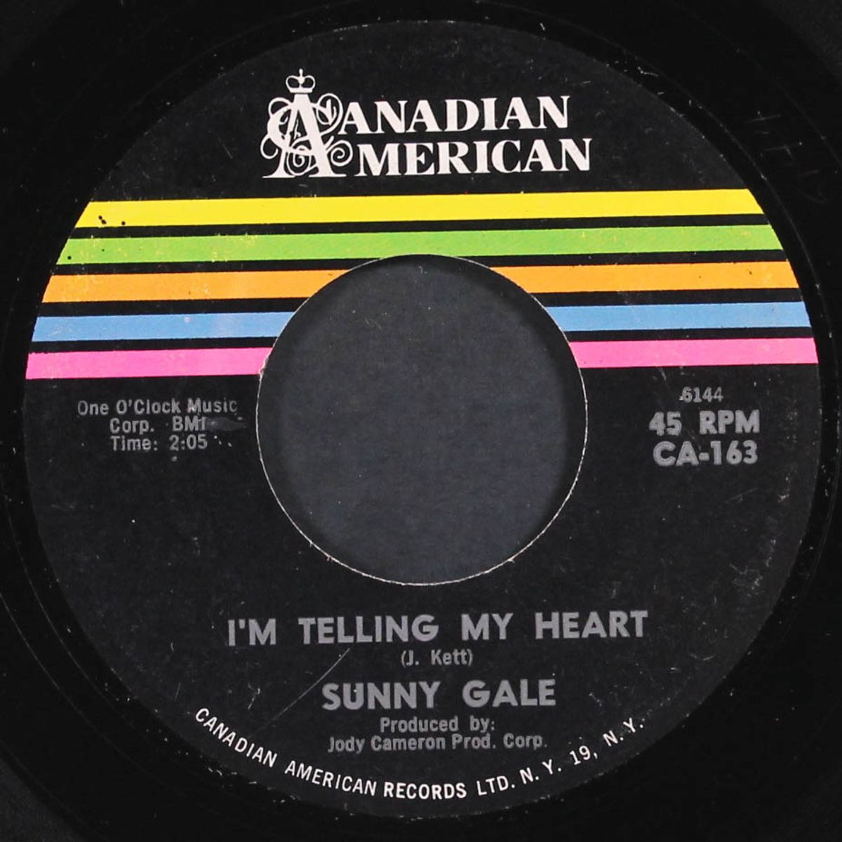 too bad for you / i'm telling my heart by SUNNY GALE