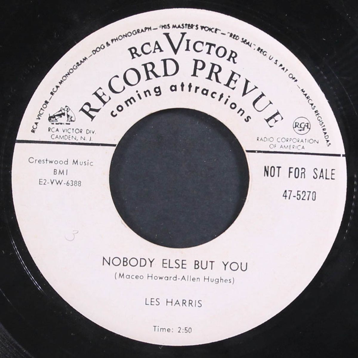 nobody else but you / amapola by LES HARRIS