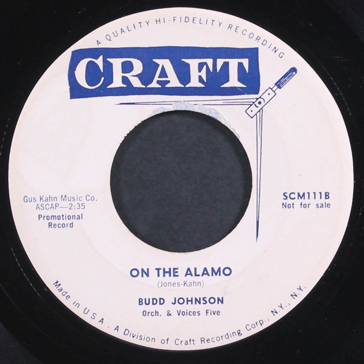 you're driving me crazy / on the alamo by BUDD JOHNSON & VOICES FIVE