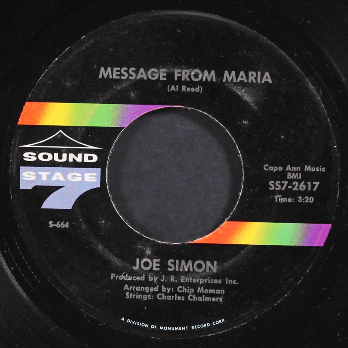 i worry about you / message from maria by JOE SIMON
