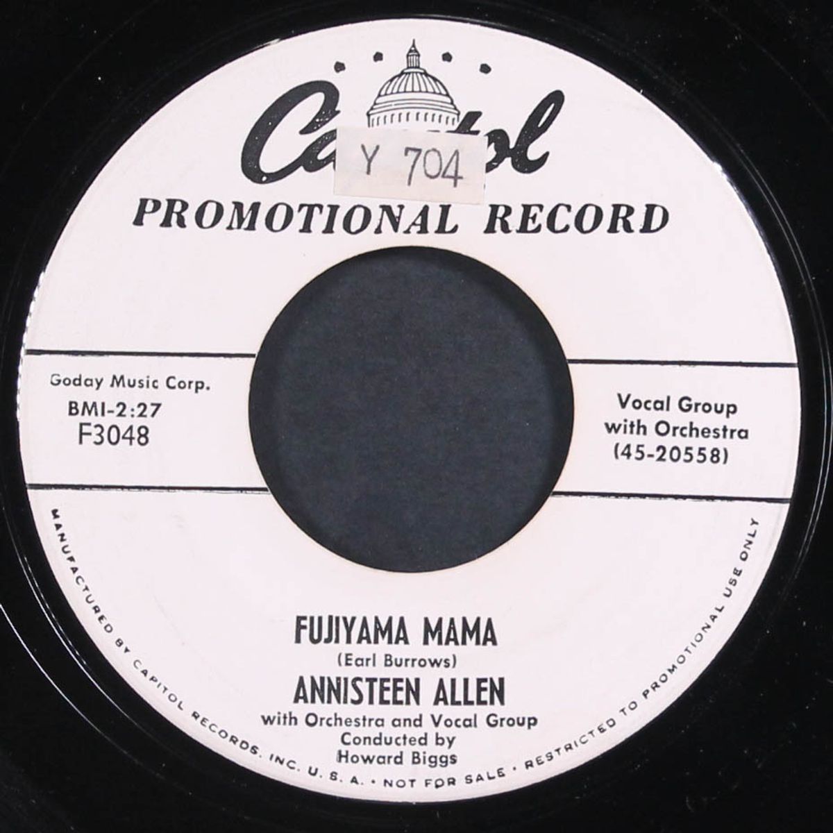 fujiyama mama / wheels of love by ANNISTEEN ALLEN