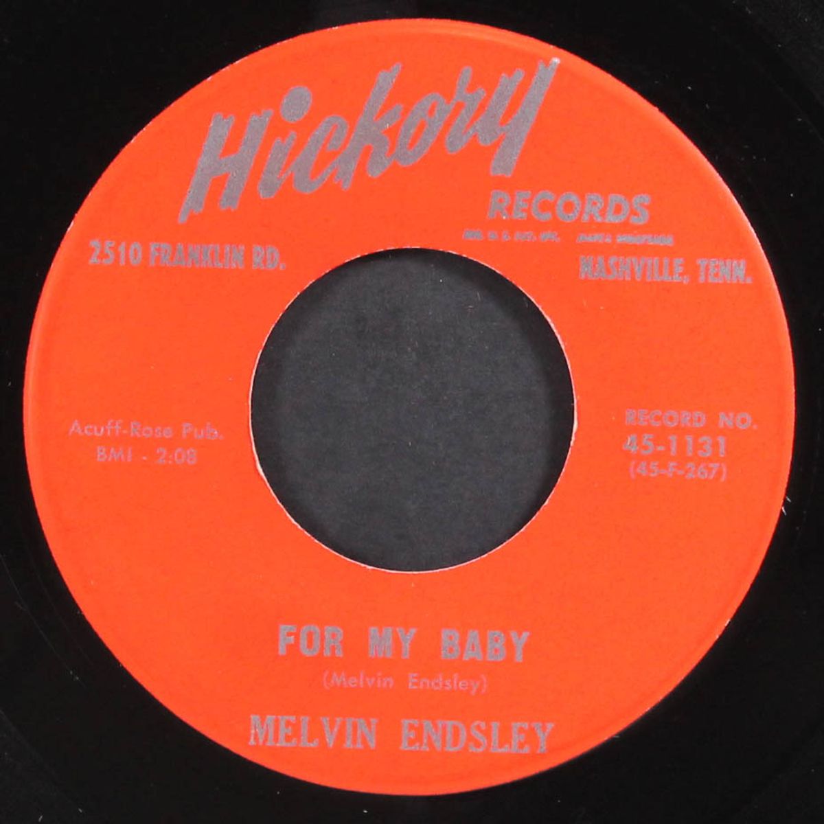 for my baby / here i am by MELVIN ENDSLEY
