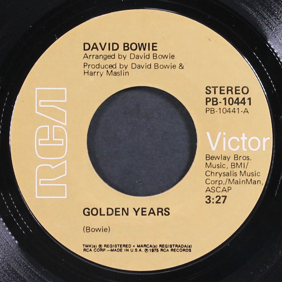 golden years / can you hear me by DAVID BOWIE