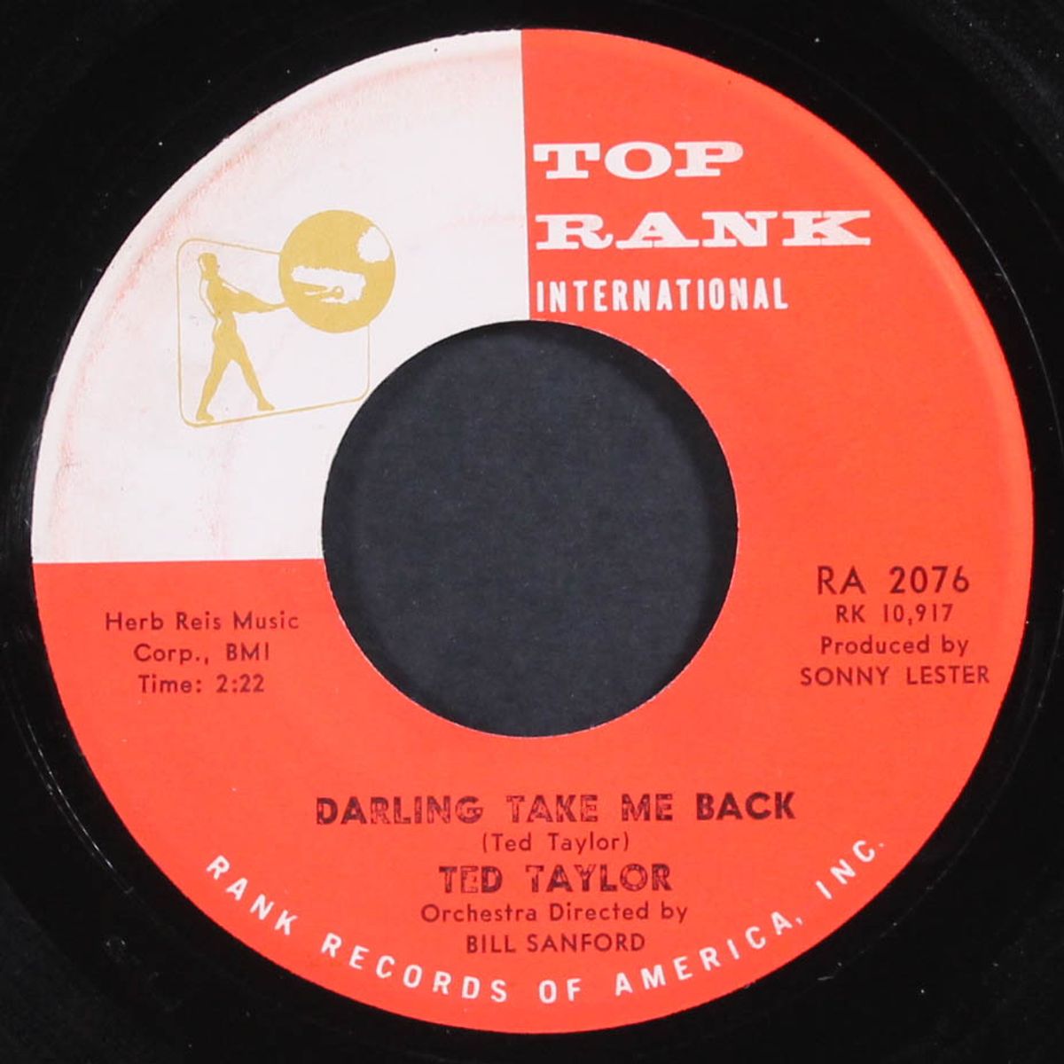 look out / darling take me back by TED TAYLOR