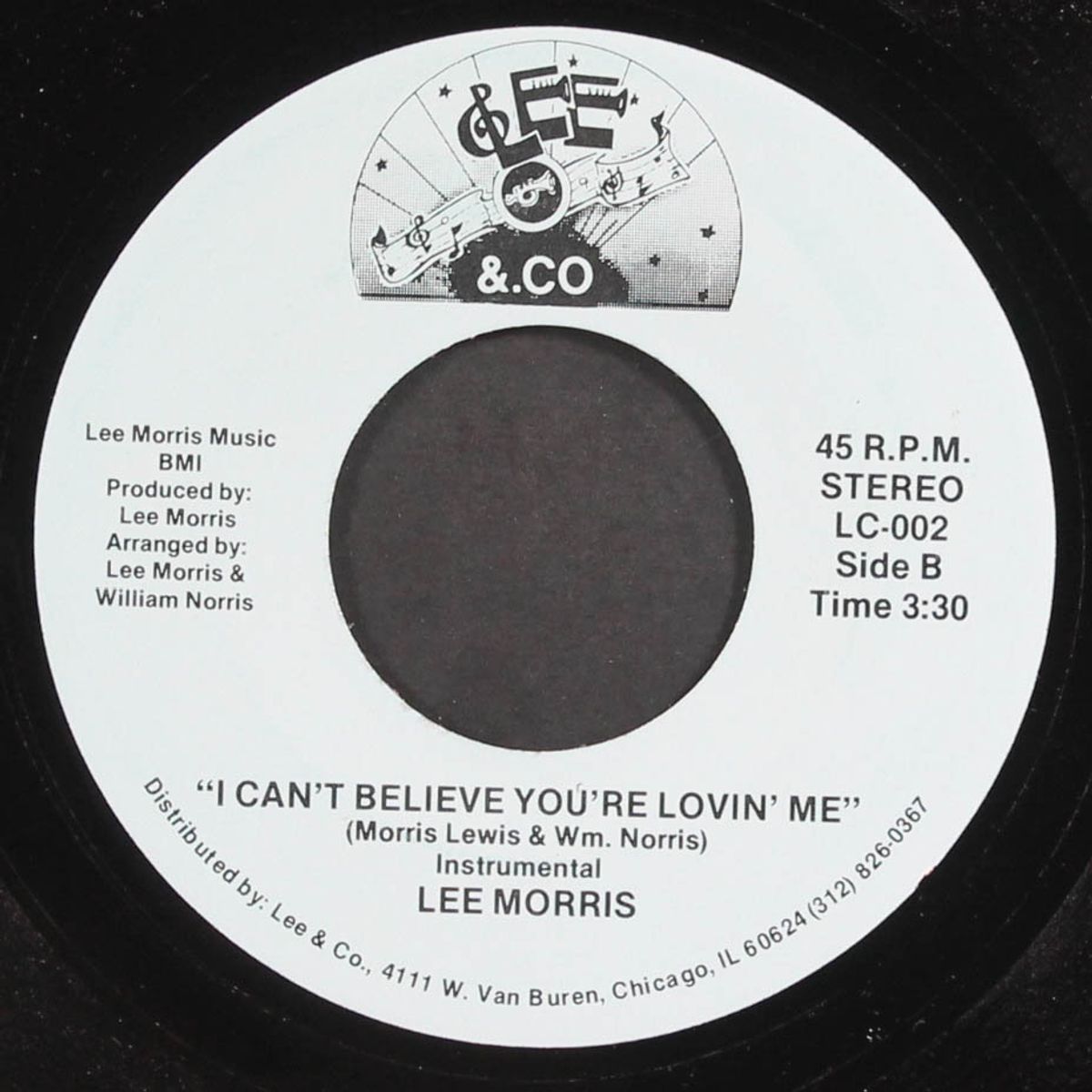 i can't believe you're lovin' me / instrumental by LEE MORRIS