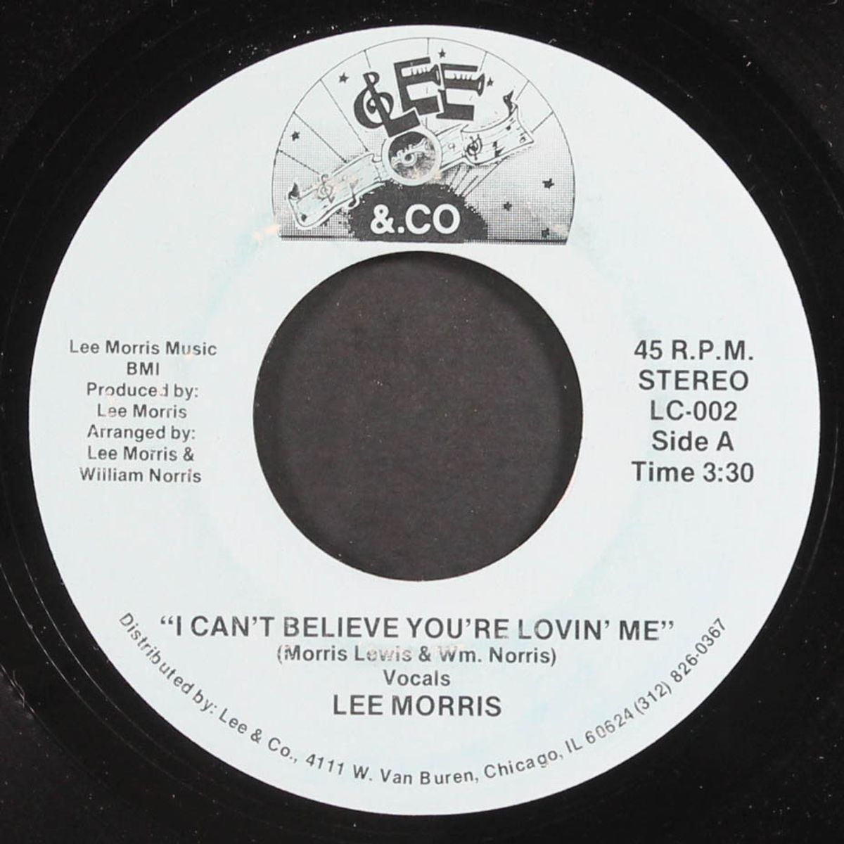 i can't believe you're lovin' me / instrumental by LEE MORRIS