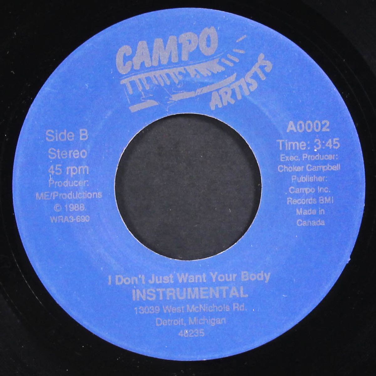 i don't just want your body / instrumental by WILLIE JOHN ELLISON