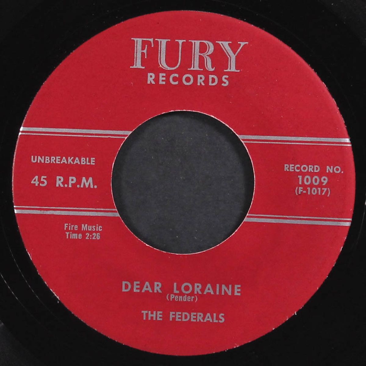 dear lorraine / she's my girl by FEDERALS