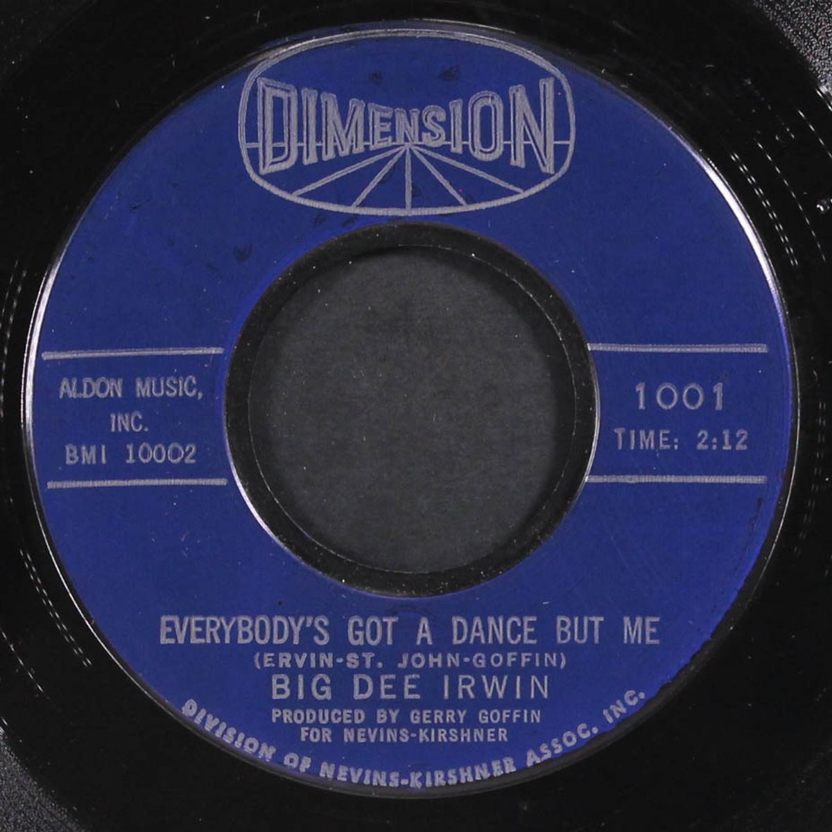 everybody's got a dance but me / and heaven was here by BIG DEE IRWIN