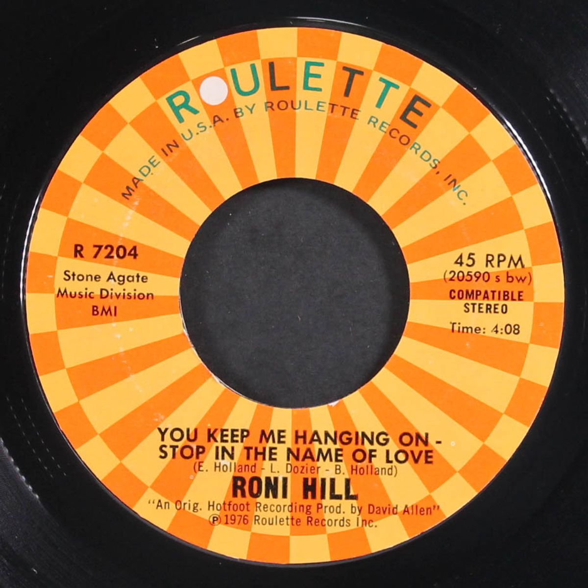 you keep me hanging on, stop in the name of love / i wouldn't give you up by RONI HILL