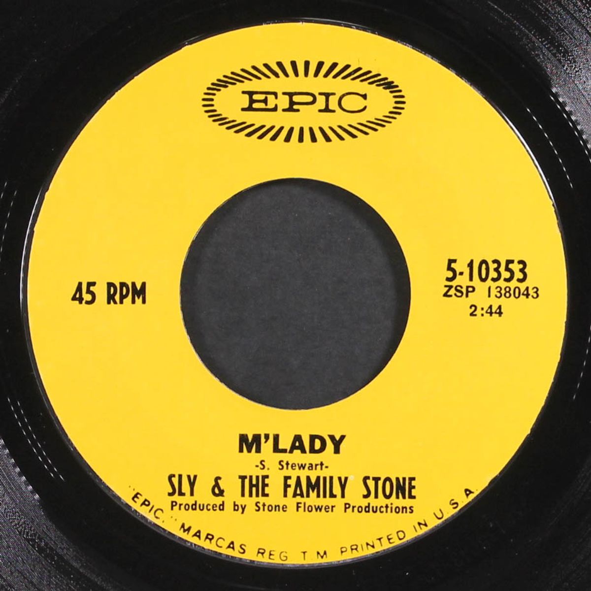 life / m'lady by SLY & FAMILY STONE