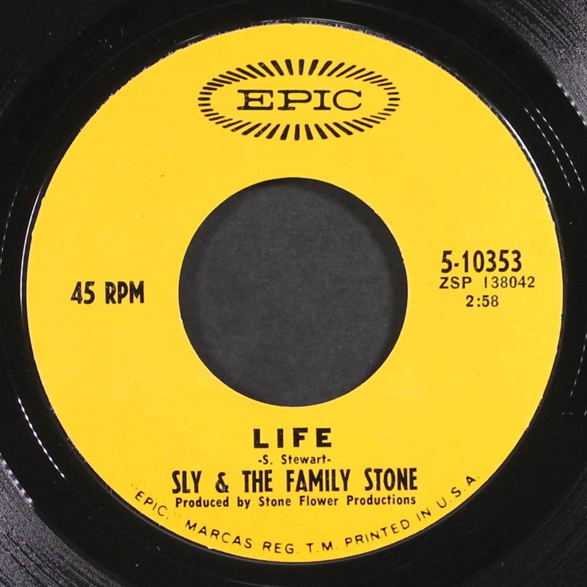 life / m'lady by SLY & FAMILY STONE