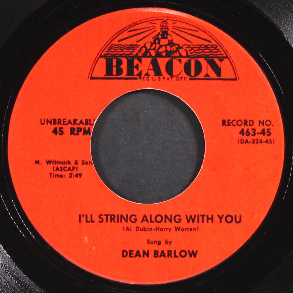i'll string along with you / true love by DEAN BARLOW