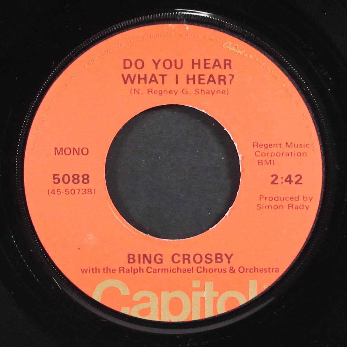christmas dinner country style / do you hear what i hear? by BING CROSBY