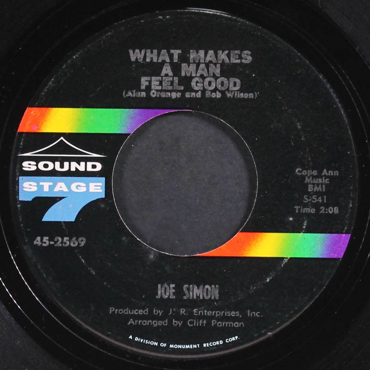 too many teardrops / what makes a man feel good by JOE SIMON