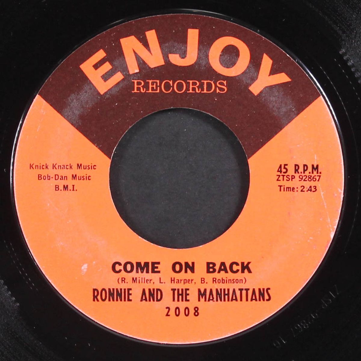 long time no see / come on back by RONNIE & MANHATTANS
