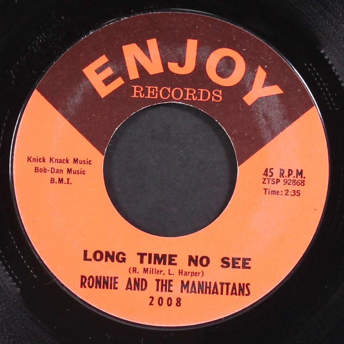 long time no see / come on back by RONNIE & MANHATTANS