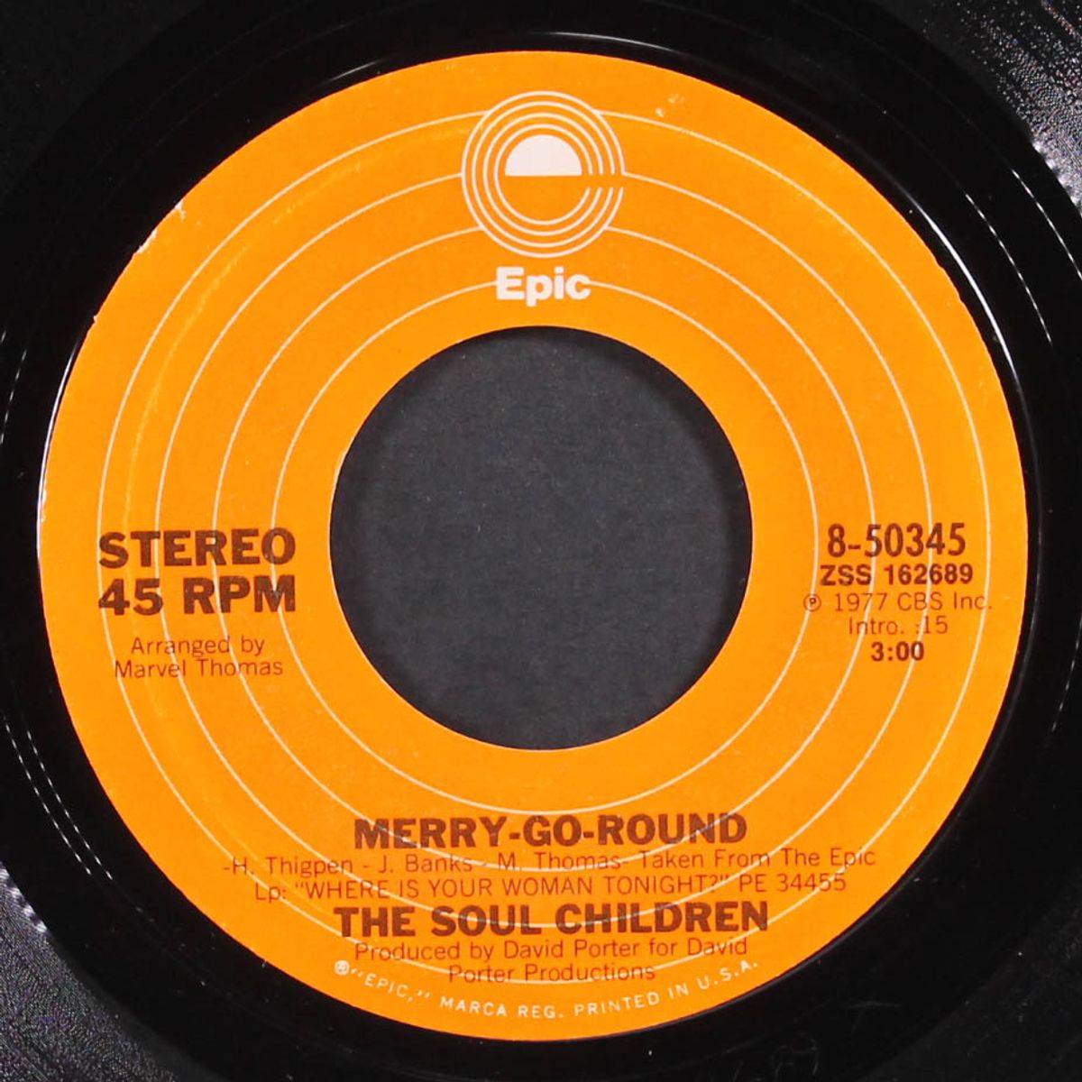 where is your woman tonight? / merry-go-round by SOUL CHILDREN