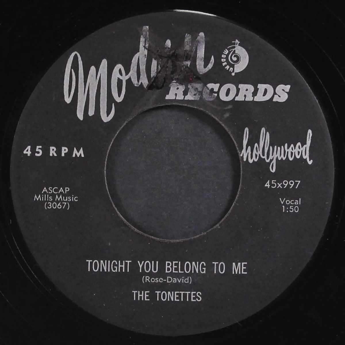 don't fall in love too soon / tonight you belong to me by TONETTES
