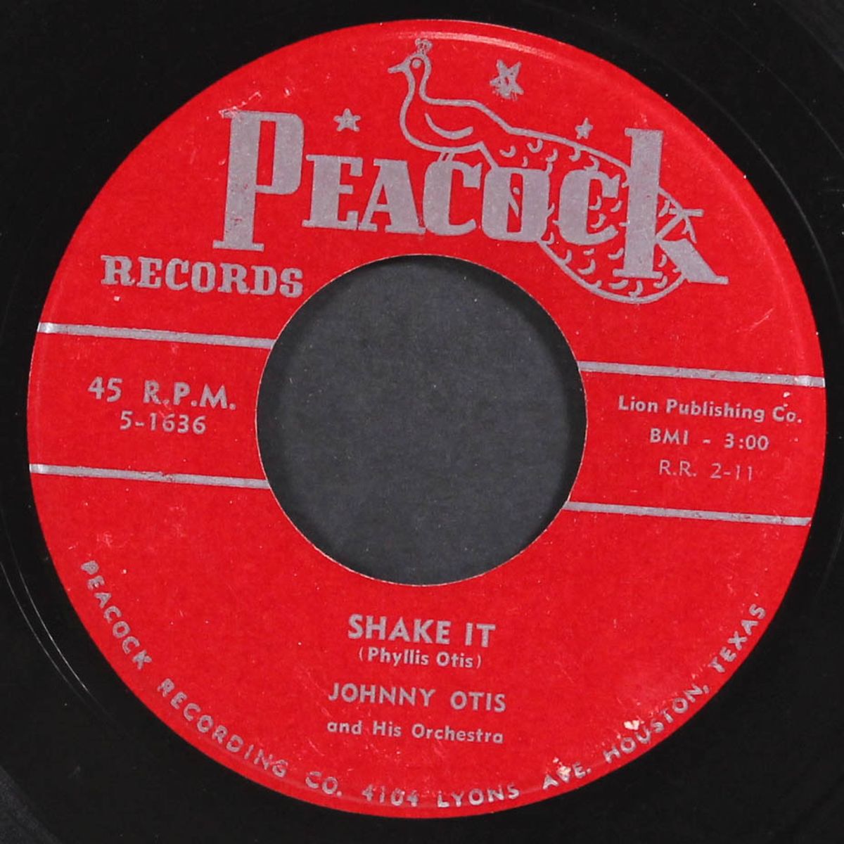 shake it / i won't be your fool no more by JOHNNY OTIS
