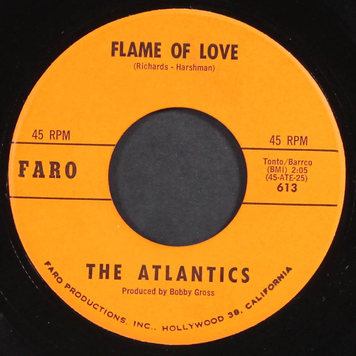 tracy / flame of love by BARRY WHITE & ATLANTICS