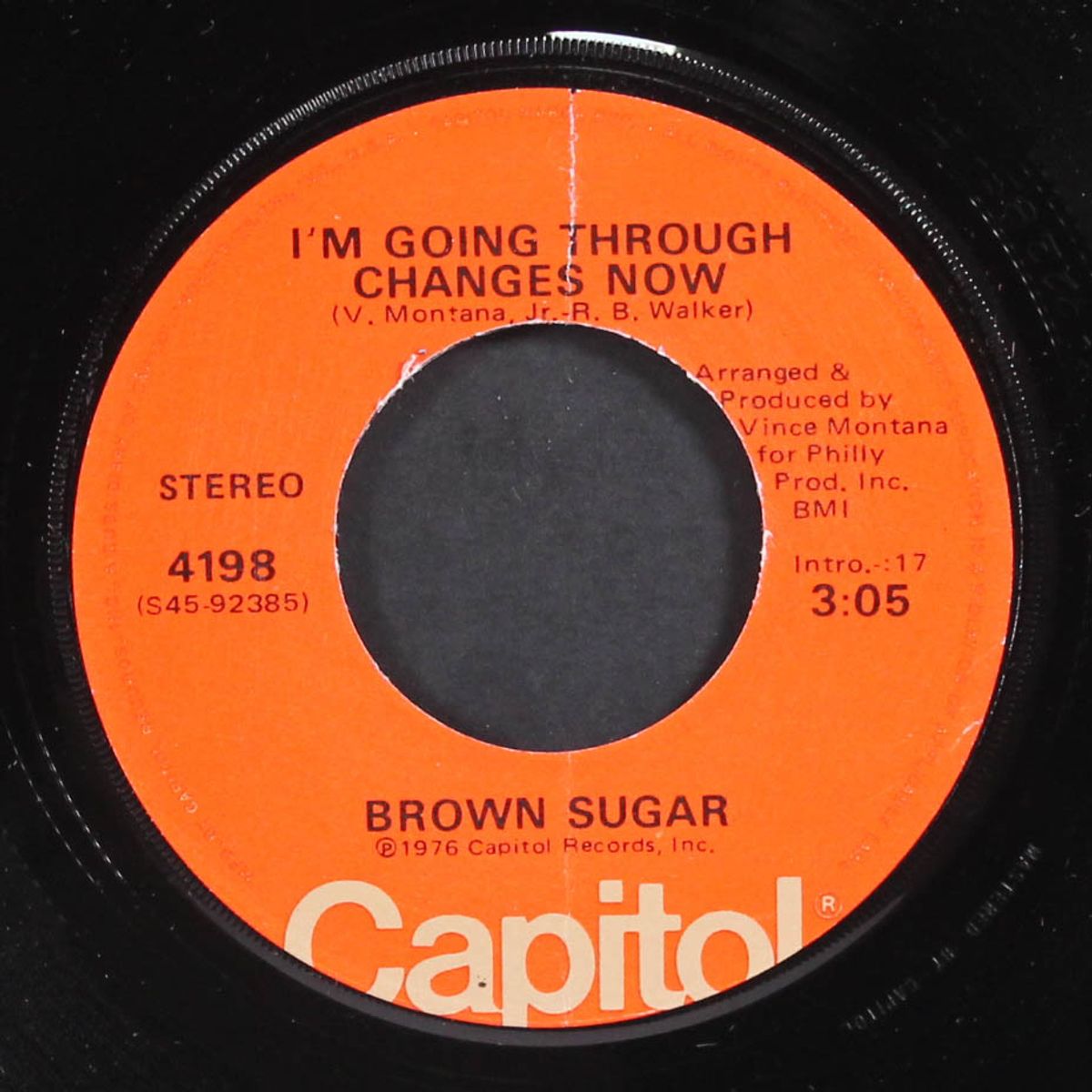 the game is over / i'm going through changes now by BROWN SUGAR