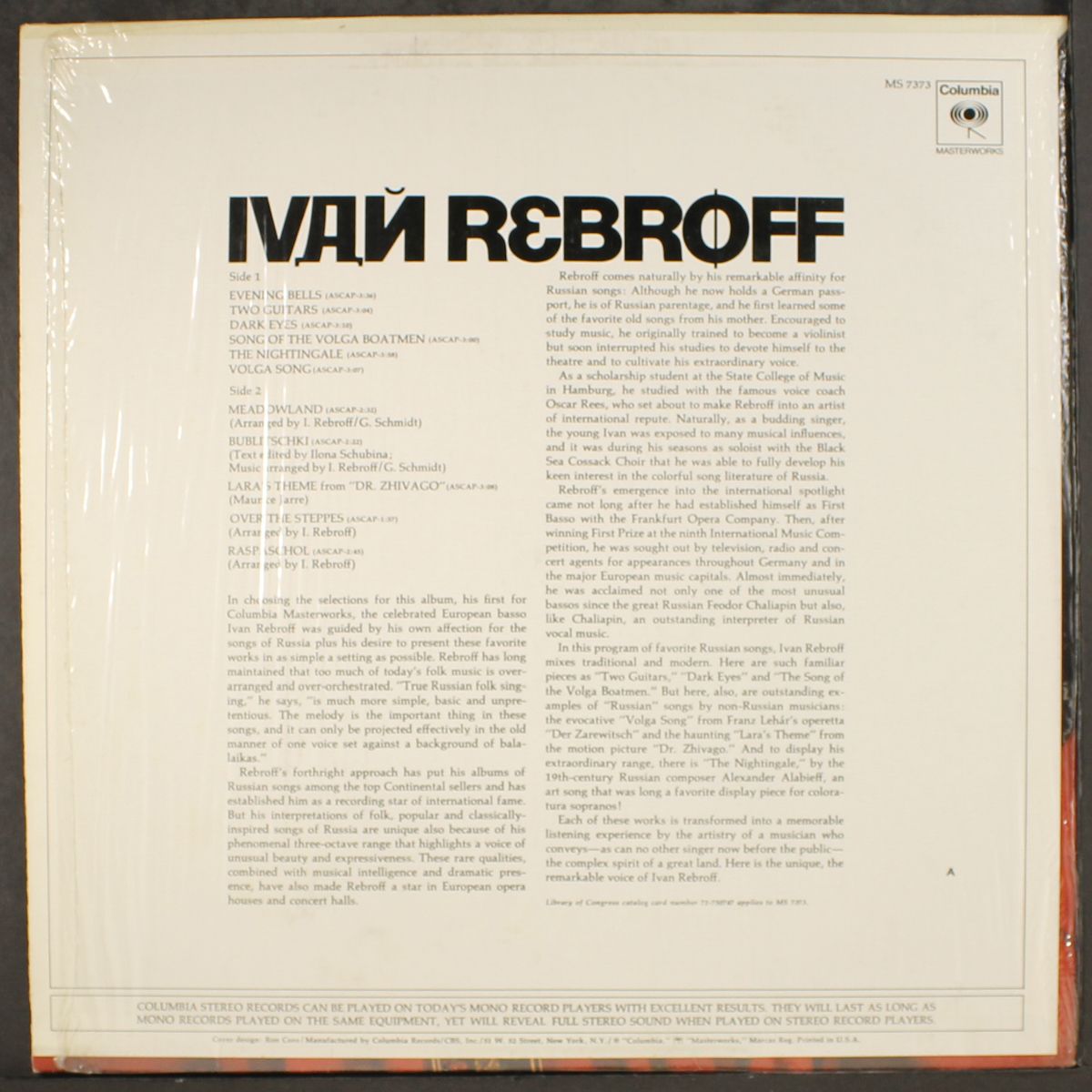 ivan rebroff by IVAN REBROFF